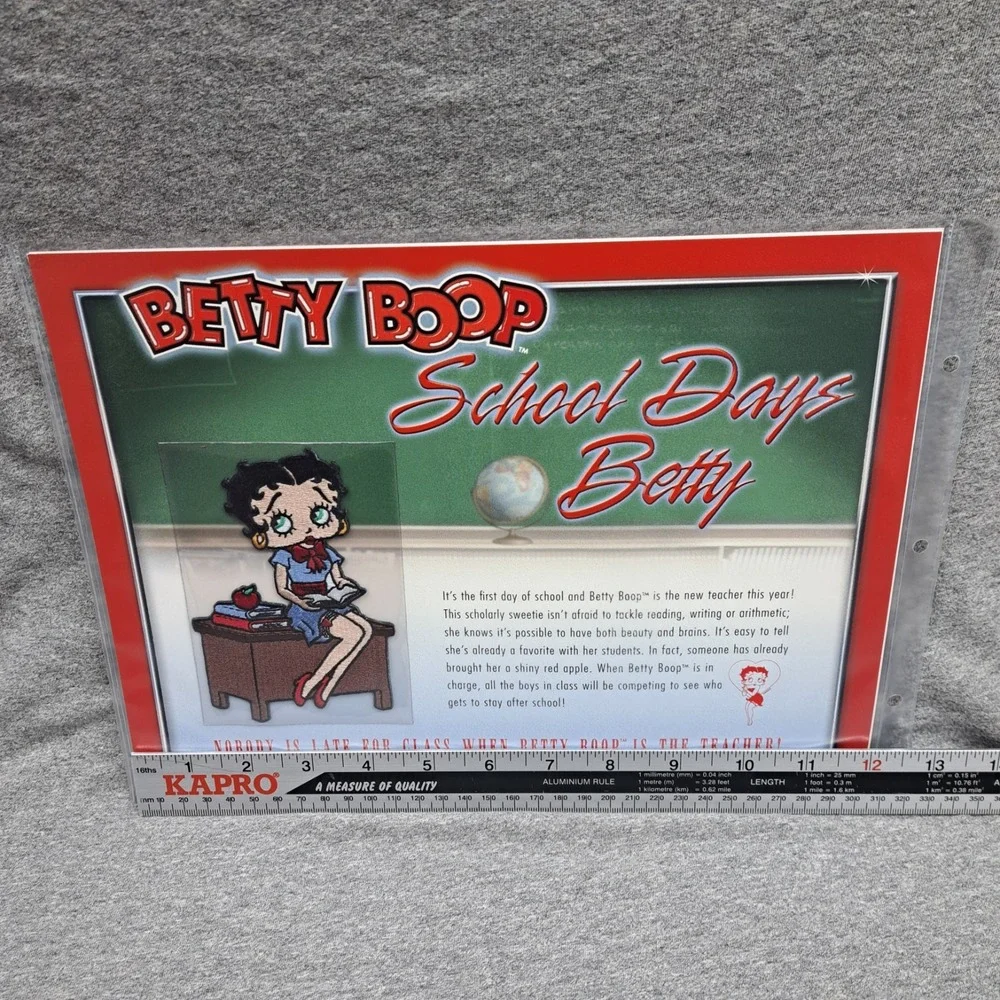 Betty Boop Patch School Days Betty‎ Clothing Patch Collectible Vintage Teacher